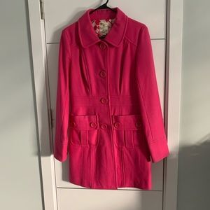 Beautiful pink wool coat